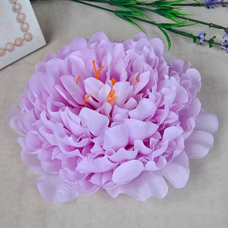 10pcs 인공 모란 꽃 머리 DIY 웨딩 화환 홈 호텔 배경 벽 장식 가짜 꽃 여러 가지 빛깔의
