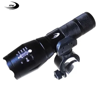 

FTW Bicycle Light T6 LED 5 Mode 7 Watt 8000 Lumens Bike Front Light Headlight for Night Cycling Lamp flashlight + Mount BL803