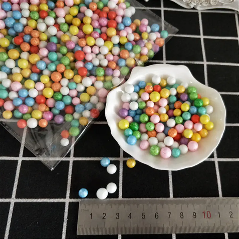 7-9 мм пенополистирол пенопласт мини-шарики DIY разные цвета украшения 2000 шт