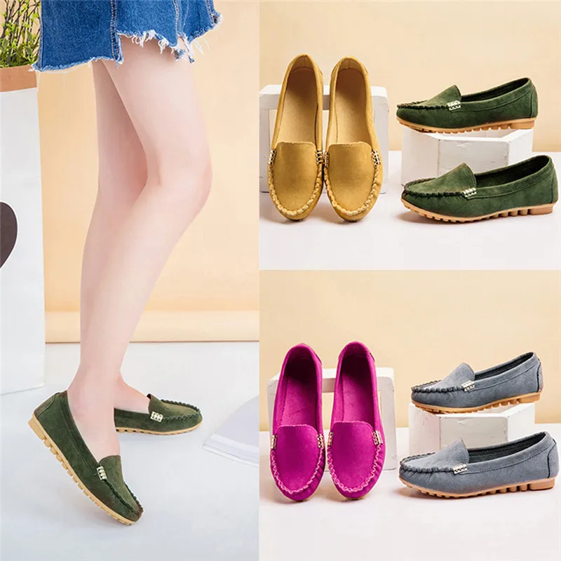 

Women's Flats Ladies Comfy Ballet Shoes Soft Slip-On Casual Boat Shoes 2018 women's summer footwear Chaussures Femme Sapato