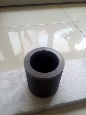 

Dia80x H90mm high purity melting graphite crucible for melting metal