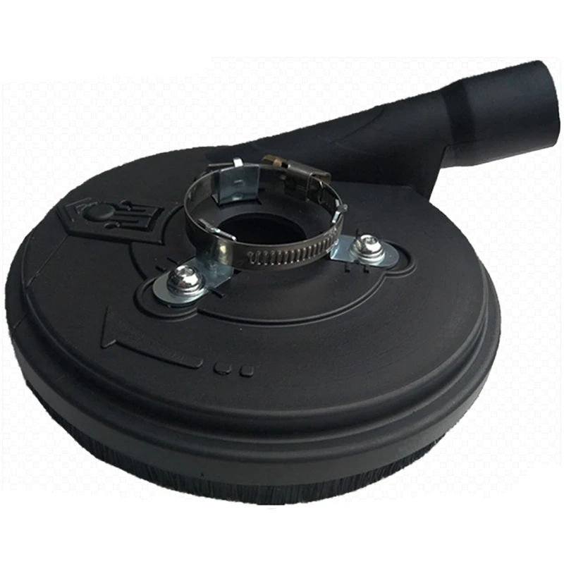 Kopen 5 Inch Pneumatische Grinder Stofkap Tool Voor Beton Marmer Graniet Techniek Steen Slijpen Stof Collectie