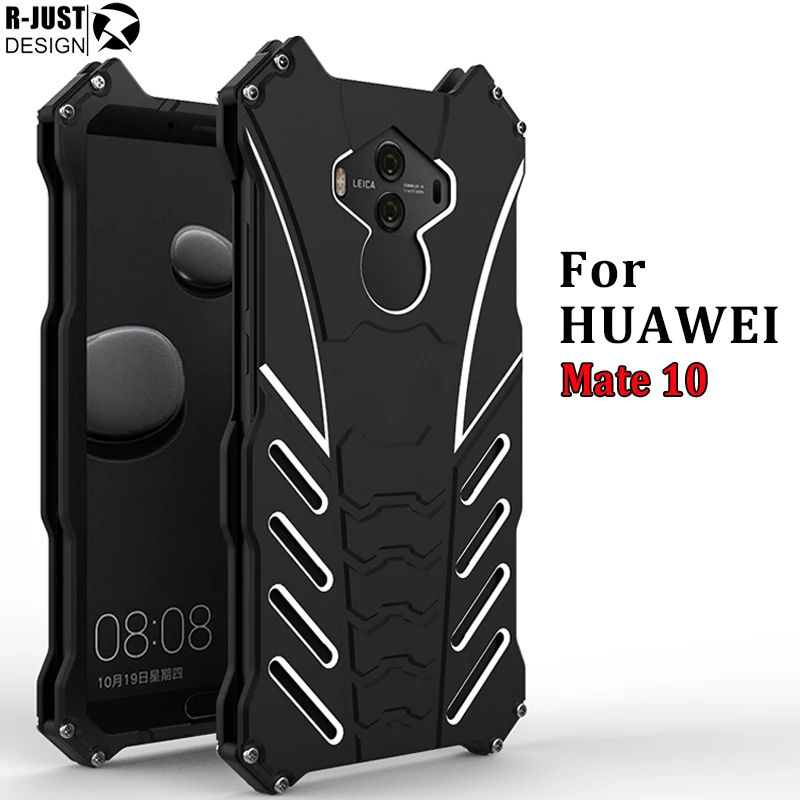 For HUAWEI Mate 10 Pro Case Original R JUST Aluminum Metal Cases For