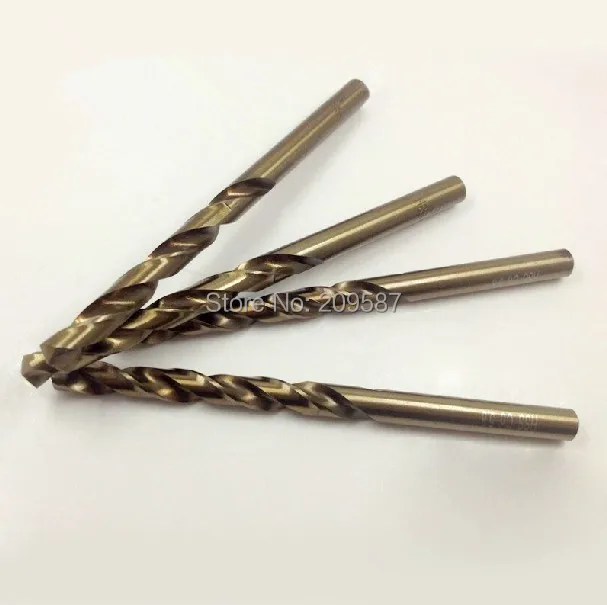 

5pcs 8.5mm 0.335" HSS-Co M35 Straight Shank Twist Drill Bits For Stainless Steel