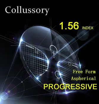 

1.56 Index Aspherical Optical Free Form Progressive Prescription Reading Lenses HMC EMI Bofical Multifocal Clear Top Quality