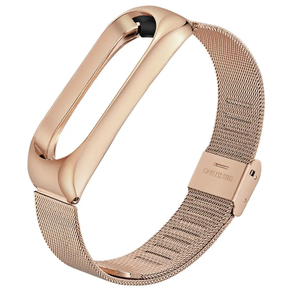 Металлический ремешок для mi band 3 на запястье Безвинтовой браслет из нержавеющей