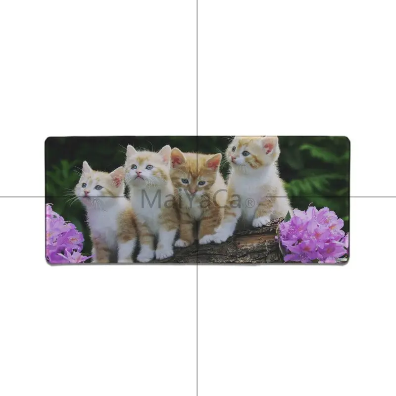 Lock Edge 30x60cm Maiyaca свой собственный коврики Кошка Собака Хаски енот коала Настольный коврик игровой коврик для мыши Коврик для мыши игровой коврик для мыши Клавиатура коврик, подложка под стол - Цвет: Lock Edge 30x60cm
