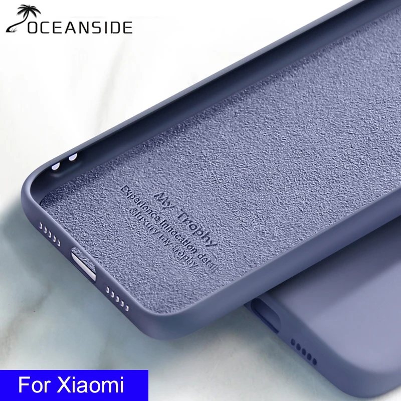 

Liquid Silicone Phone case for xiaomi 8 9 SE Lite redmi k20 Note 6 7 pro Y3 6A MIX 2 3 2S for xiaomi 6x 6a 5x a1 back cover