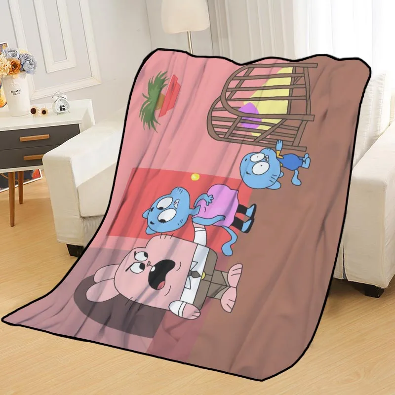 Blanket 16 Новое поступление Gumball одеяло s печать мягкий сон одеяло на дом/диван/офис портативный дорожный Чехол одеяло - Цвет: Blanket 16