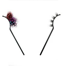 

New try Dai Qi false eyelash grafting eyelash auxiliary tool Beautiful eyelash tool false eyelash style try Dai Qi display board