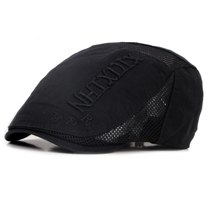 Beret Hat Casual Hat Woolen Beret Cotton Flat Advance Driver Flat Cap Men Women Beret Hats Korea Style Spring Summer