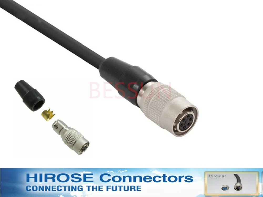 Hirose разъем HR10A 7 P 6 S металлический контактный Topcon специальный кабельный
