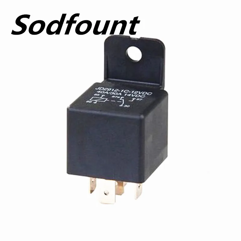 

40A car relay 12V24V DC 1.8W Oil pump air conditioner fan far and near headlights 4 feet 5 feet original car relay