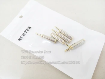 

NCHTEK 2.5mm Male plug to 3.5mm Female Audio Stereo Headphone Jack Adapter Converter, 2.5mm to 3.5mm 4 pole/Free shipping/20PCS