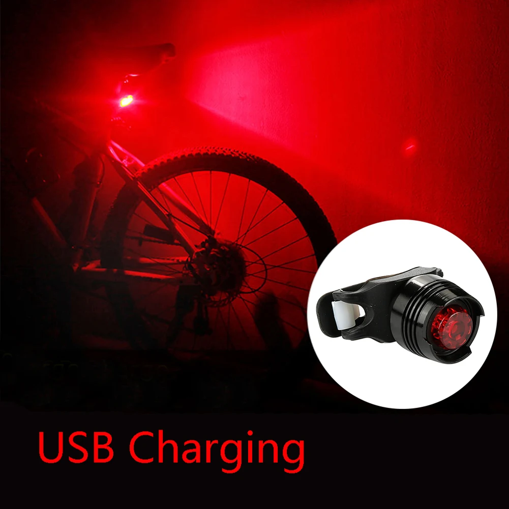Perfect T6 LED Bicycle Light USB Charging Waterproof Safety Bike Headlight & Rechargeable Led Taillight LED Bicycle Accessories Kit 5
