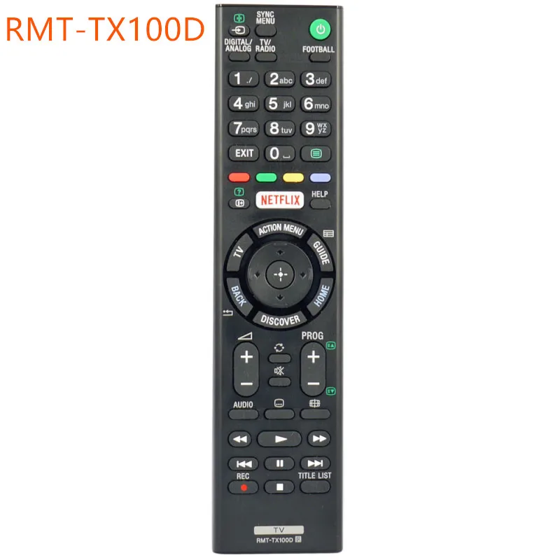Пульт дистанционного управления Управление для sony RMT-TX100D NETFLIX Bravia ТВ RMTTX100D KD-43X8301C RMT-TX101J RMT-TX102U RMT-TX102D Fernbedienung