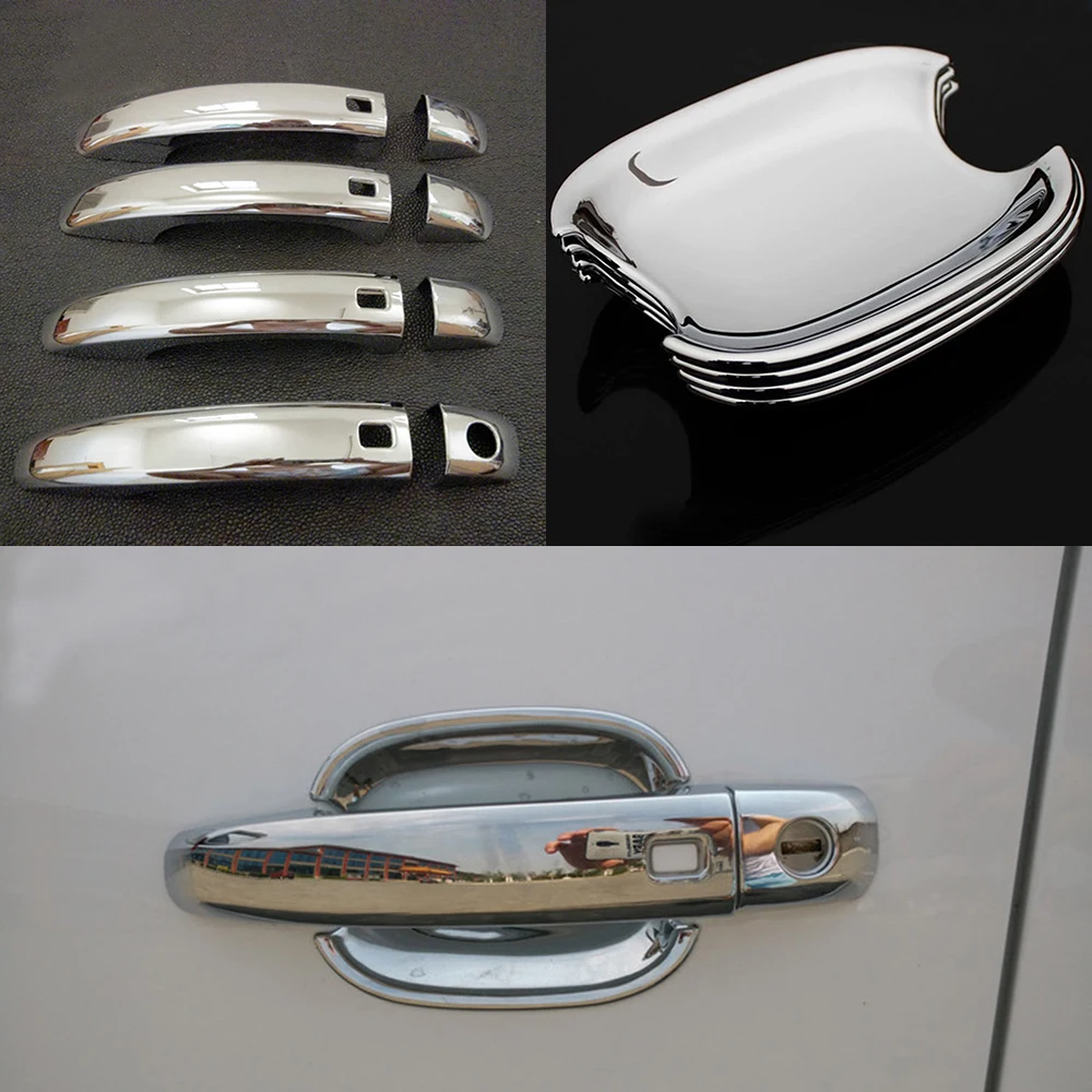 

TTCR-II Accessories For Audi A4 Q3 Q5 2013 2014 2015 Door Handle Cover Door Bowl Cover ABS Chrome Trim Styling Sticker