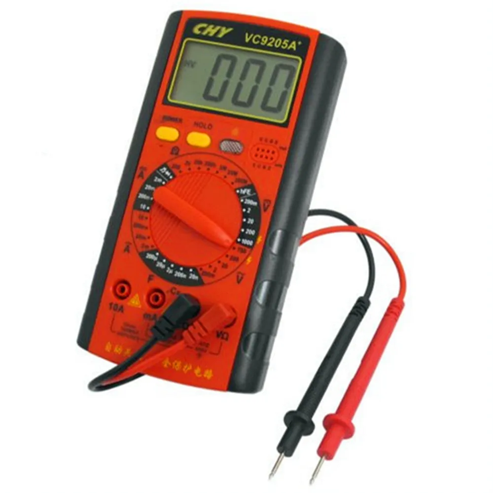 1 Pc Red AC DC Current Ammeter Ohmmeter Capacitance Testing Digital