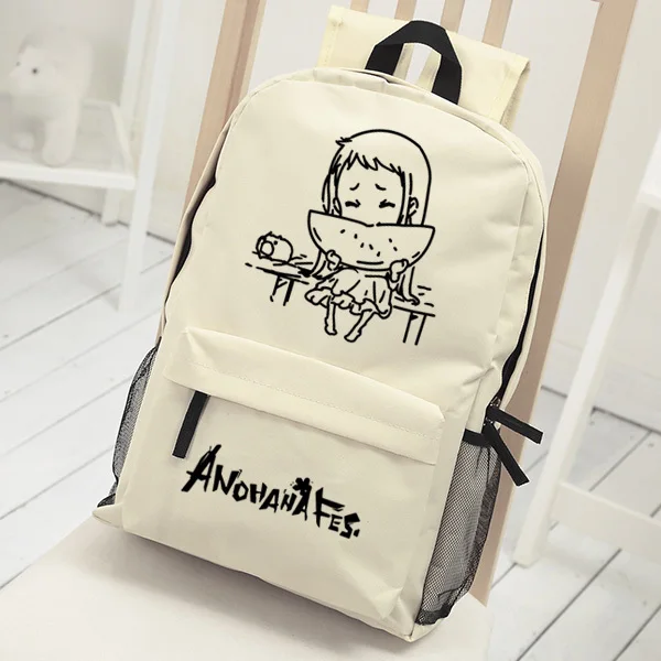 

Khaki Color Shoulder Bag Japan Manga ANOHAHAFES Backpack for Middle School Students Girls Bookbag