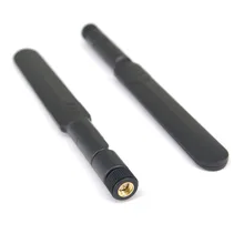 2 шт. черный Wi-Fi Телевизионные антенны Dual-Band 2.4 г 5.8 ГГц Omni 5dbi Воздушная SMA разъем 5.8 Г Телевизионные антенны