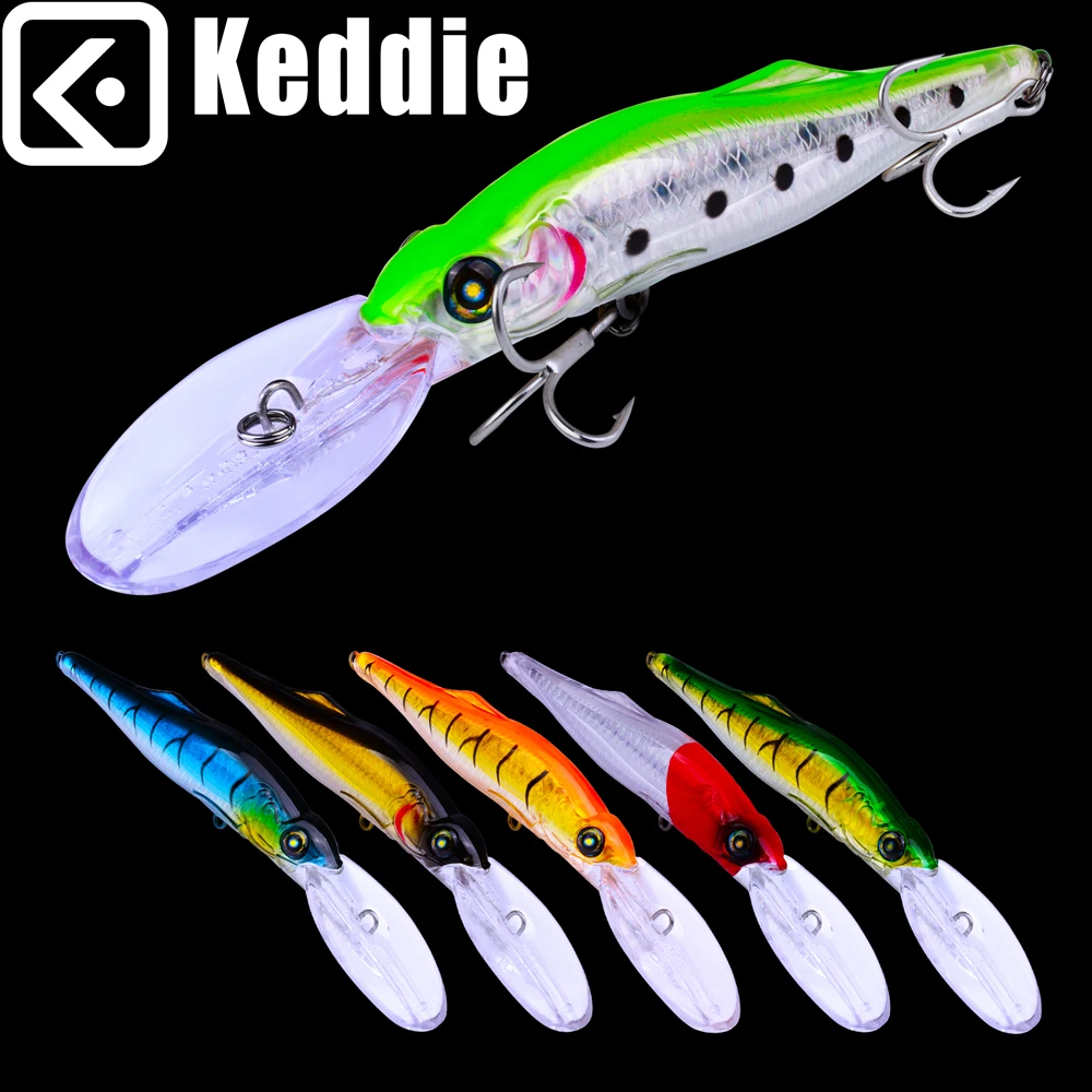 6PC Plastic 6 Colors Hard Fishing Lures 25g-0.88oz Wobblers 16.5cm-6.5&quot With 2# Hooks Tackle 2018 New Arrival | Спорт и