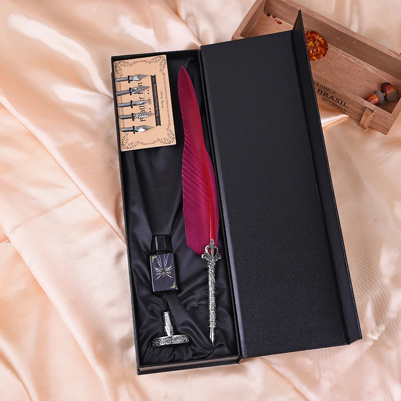 32850229973,356_32850229973,7.31,aliexpress.com,Quill-Metal-Nib-Dip-Feather-Pen-Writing-Ink-Set-with-Gift-Box-Fountain-Pen-Set-Stationery-Antique-Fountain-Pen-Wedding-Gifts-356_32850229973,Quill Metal Nib Dip Feather Pen Writing Ink Set with Gift Box Quill Metal Nib Dip Feather Pen Writing Ink Set with Gift Box Fountain Pen Set Stationery Antique Fountain Pen Wedding Gifts