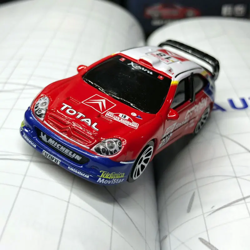 

Brand New YJ 1/57 Scale Car Model Toys Citroen WRC #18 Racing Car Diecast Metal Car Model Toy For Gift/Kids/Collection