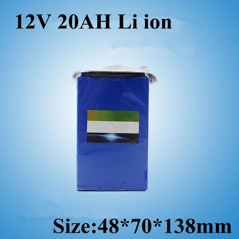 12v 20ah литий-ионный Батарея 18650 BMS li-Ion 3s акумуляторная батарея для Питание 180W 200W газонокосилка игрушки для игры в гольф тележка+ Зарядное устройство