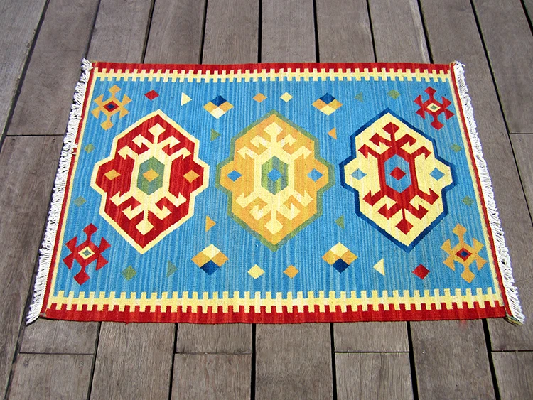 Ткань килим ручной работы шерстяные ковры домашний декоративный ковер прямоугольный ковер натуральный Обувь с овечьей шерстью