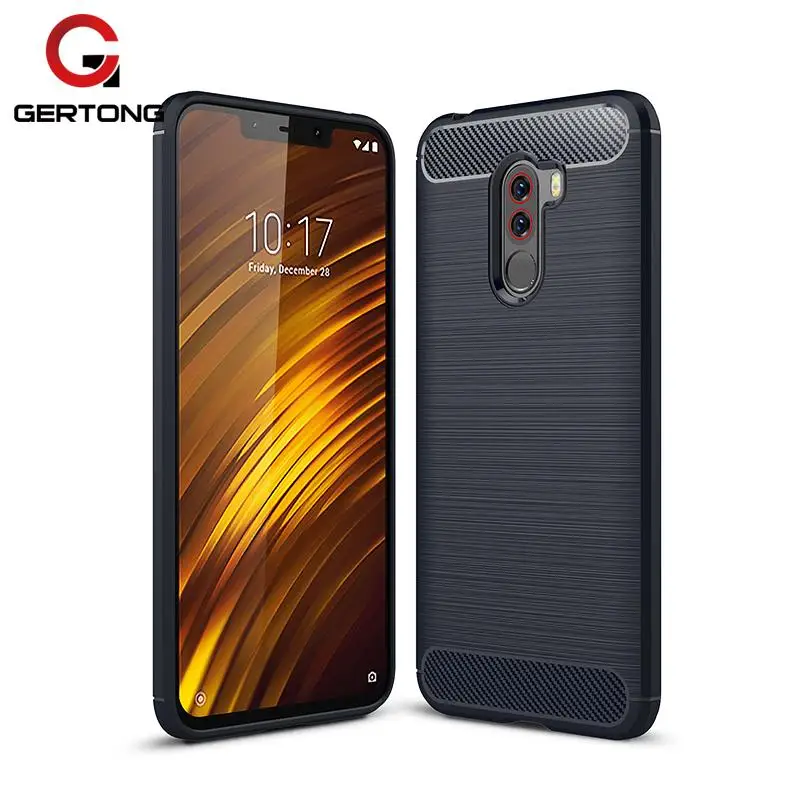 cheap Carbon Fiber Soft TPU Case For Xiaomi Mi A2 Mi8 SE Pocophone F1 6X Ultra Thin Protective Cover for Redmi Note 5 6 4 4X Pro S2