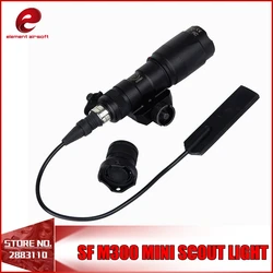 Softair-linterna táctica Airsoft Element SF M300, luz para arma, Rifle, bronceado, impermeable y a prueba de golpes