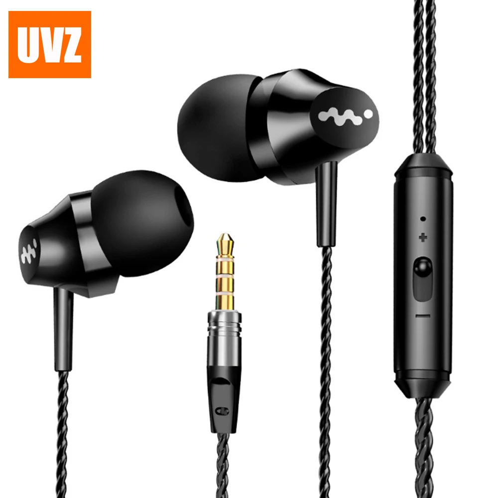 UVZ оригинальные наушники-вкладыши Bass Универсальная гарнитура-вкладыши Мобильная