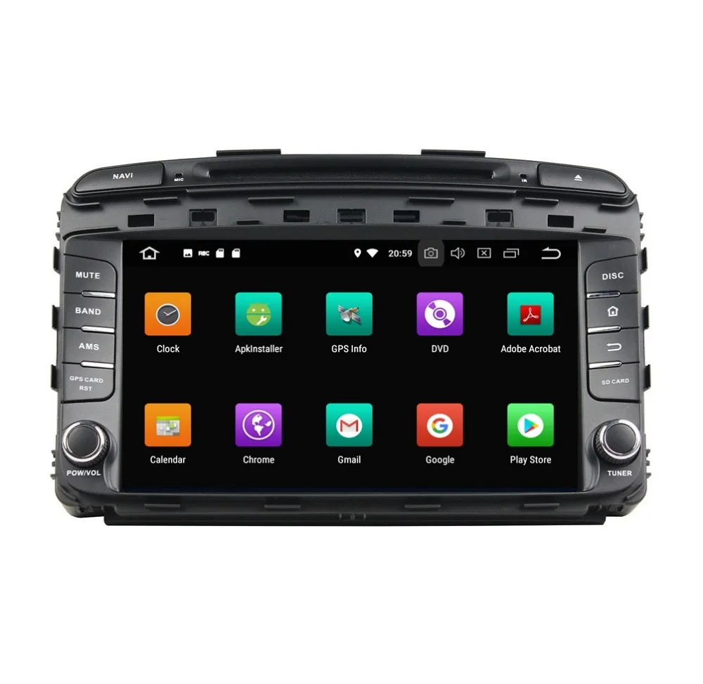 Excellent IPS Screen 4GB+32GB 2 din 9" Octa Core Android 8.0 Car DVD Player for Kia Sorento 2015 2016 Radio GPS 4G WIFI Bluetooth USB DVR 4