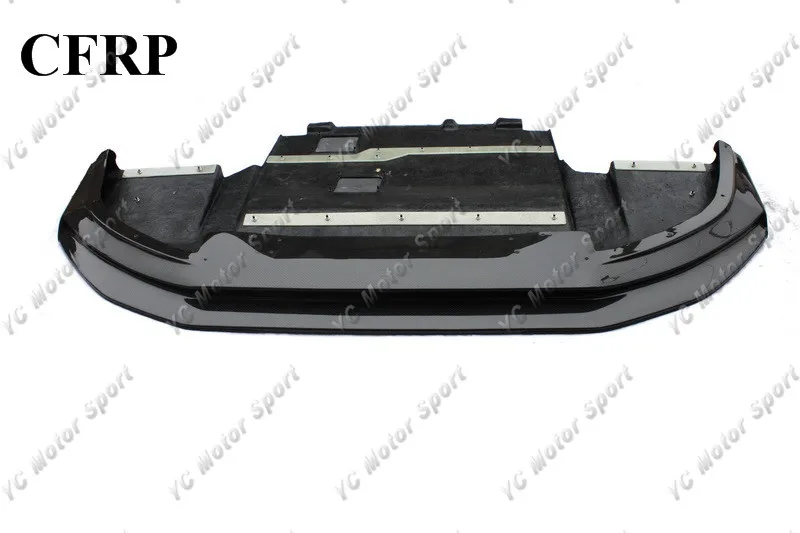 2008-2012 Mitsubishi Lancer Evolution X Varis Wide Body Version Style Front Bumper Lip Diffuser CF (1)
