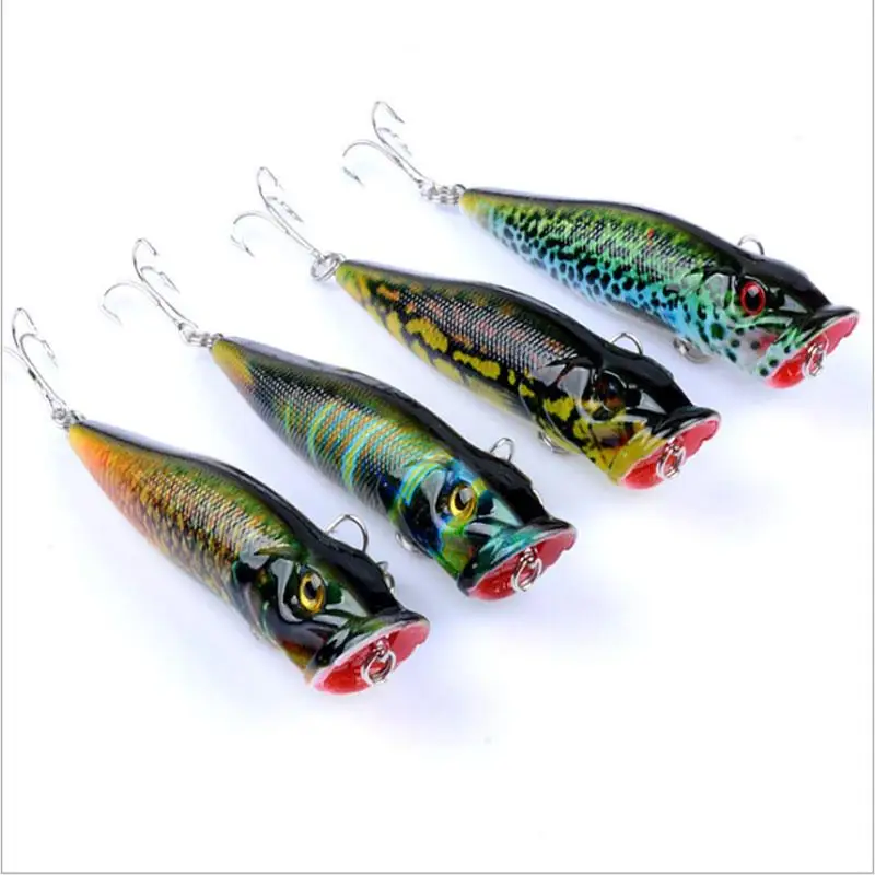 

1 pcs Big Popper Fishing Lures 9.5cm 12g 3d Eyes Bait Topwater Crankbait Wobblers Tackle Isca Poper Lure Japan