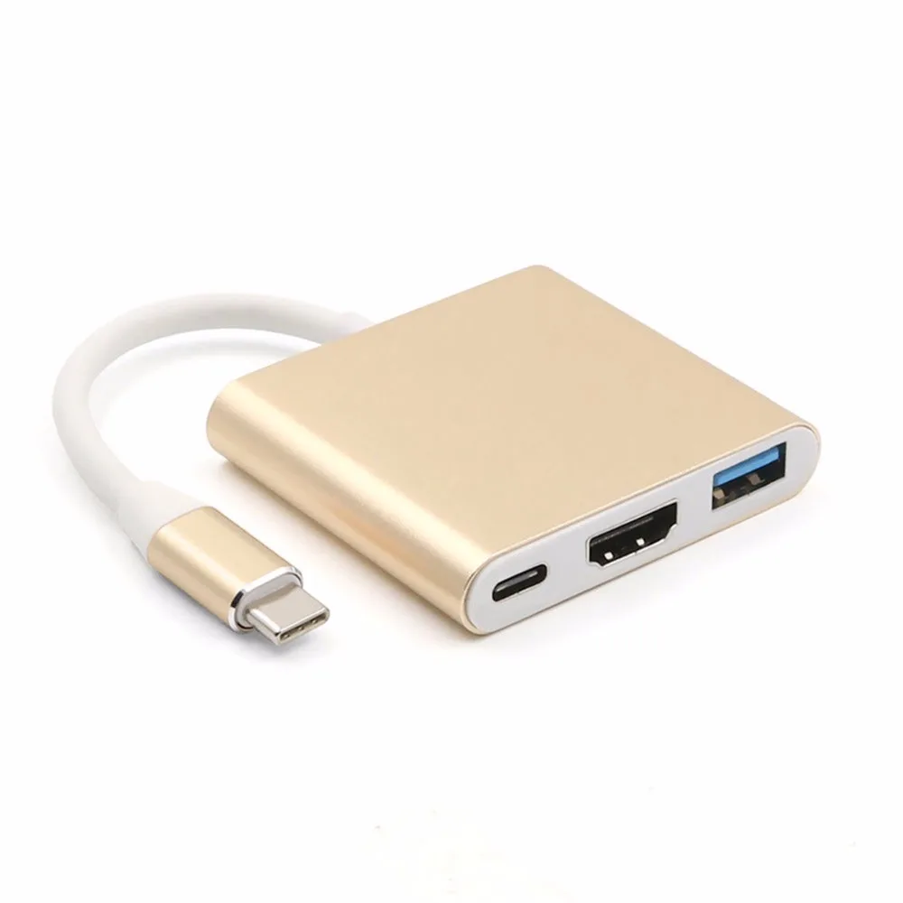 SOONHUA USB 3,0 Тип C к HDMI 4 К HD кабель адаптер конвертер USB C HDMI кабель видео Выход для MacBook Тип-c ноутбука