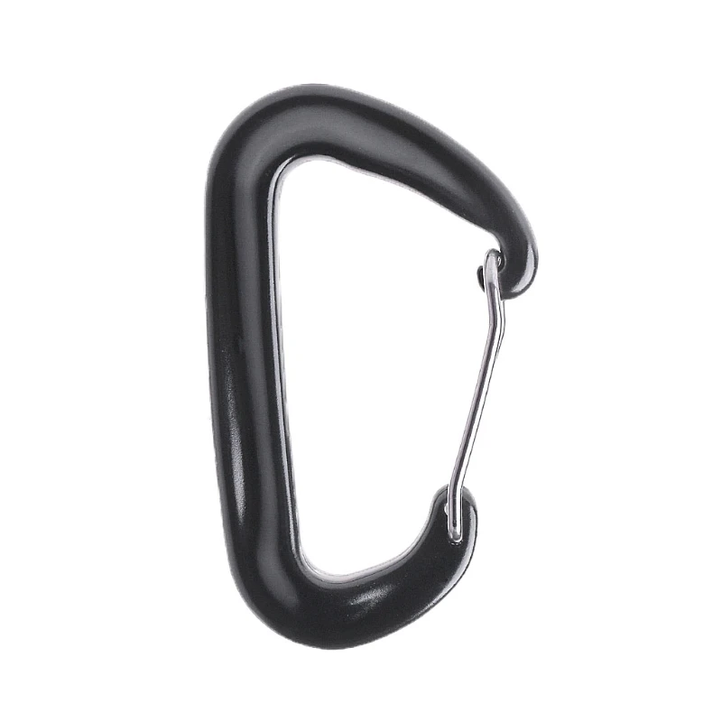 

Aluminum D Shape Carabiner 12KN Hammock Safety Clasp Climbing Buckle 10166