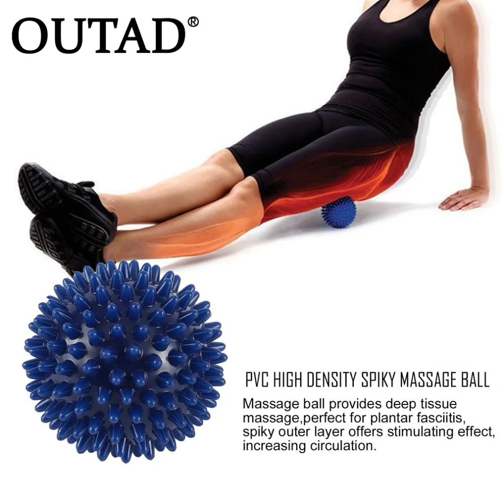 OUTAD Hedgehog Fitness Ball 6 8cm PVC High Density Massage Ball Foot