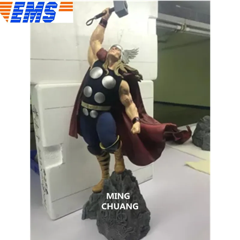 

30.31"Statue Avengers Infinity War Superhero Bust Thor 1:4 Full-Length Portrait GK Action Figure Collectible Model Toy BOX D937