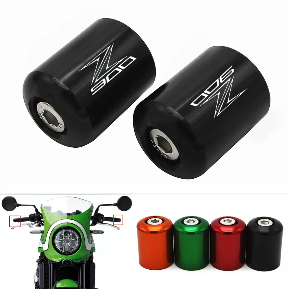 For KAWASAKI Z900 Z 900 2017-2018 CNC Handlebar Grips Bar Ends Cap Cover Slider | Автомобили и мотоциклы