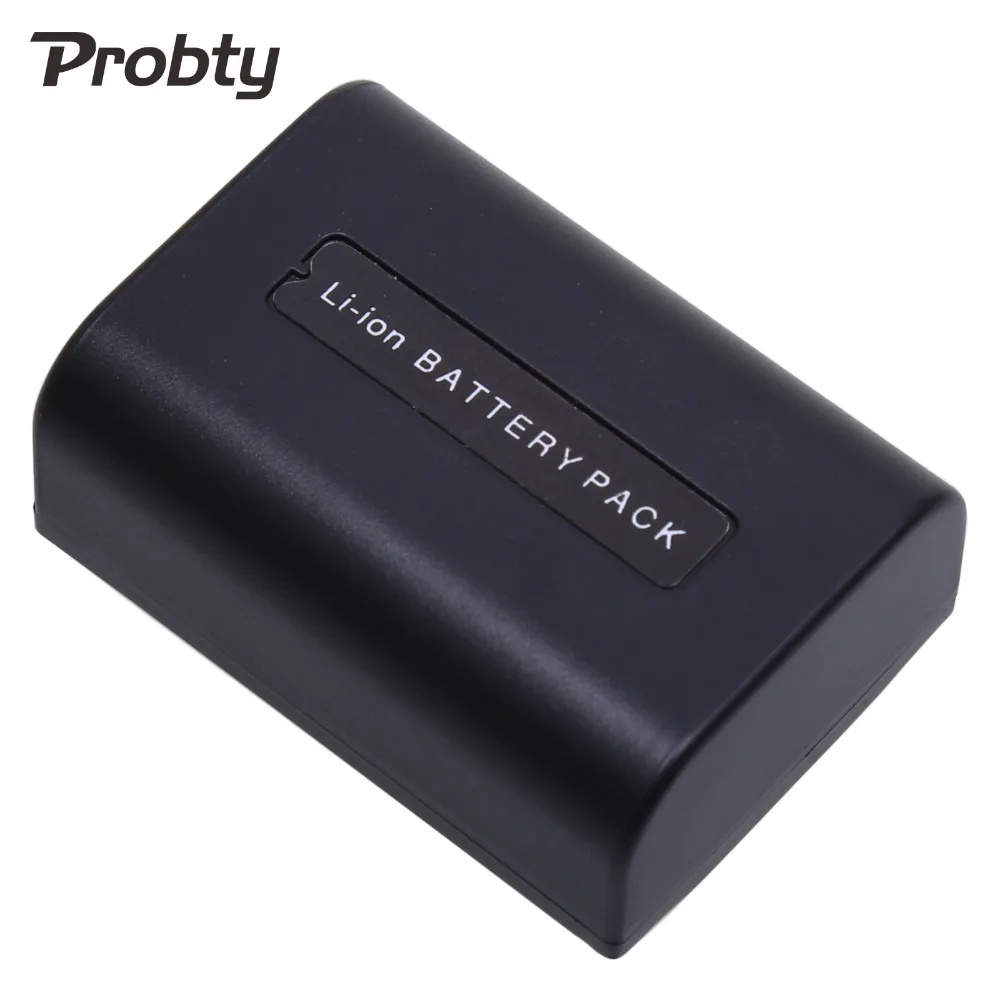 PROBTY 2 шт. 2000 мАч NP FV50 батарея + зарядное устройство для Sony PJ10E PJ30E PJ50E TD10E VG10E DCR SX43E SR68
