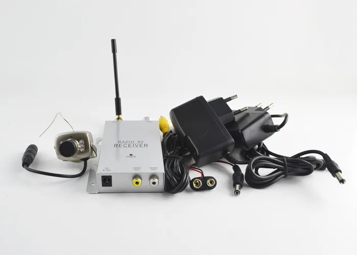 

6LED IR Wireles Mini Camera + 1.2GHz Wireless Receiver Wireless CCTV Camera Kit