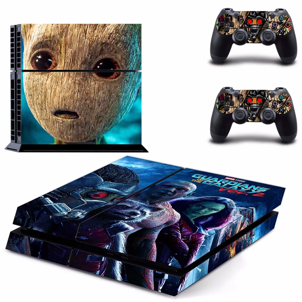 

PS4 Full Skin Sticker Faceplates of Guardians of the Galaxy Vol. 2 for Sony playstation 4 Console and Controller