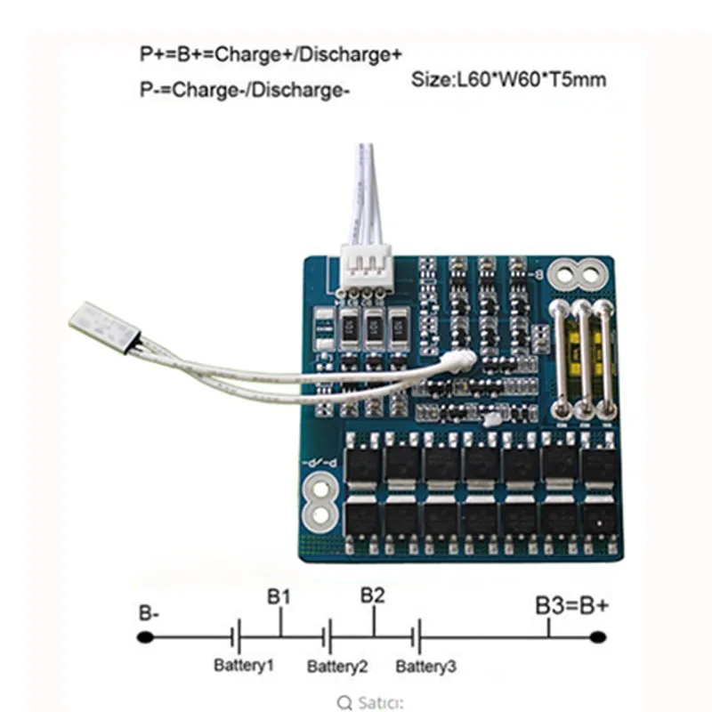 4S 30A lifepo4 9,6 V 18650 BMS PCM PCB плата защиты батареи для lifepo4 батарейный блок SH04030029-FB3S30A