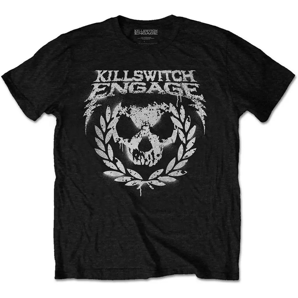 Killswitch Engage футболка с принтом «череп»-новая и официальная! Летняя футболка с круглым вырезом, бесплатная доставка, дешевая футболка, 2019