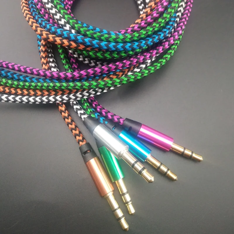 

2019 top sale Aux stereo 3.5MM 1 meter audio data cable for SEAT Ibiza Leon Toledo Arosa Alhambra Exeo FR Supercopa Mii Altea