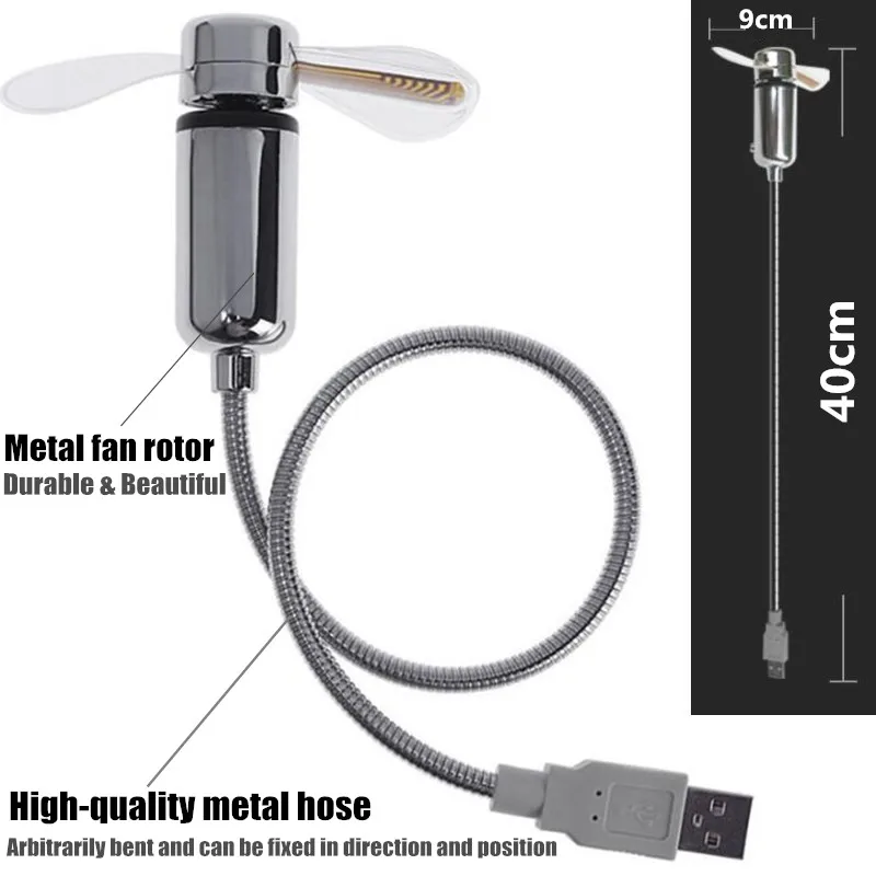 Diy Usb Led Light Flash Self Program Fan Editar e Exibir Letras Coloridas Símbolo Número Saudações Slogan Fan para pc e Mobile Power - Imagem 6