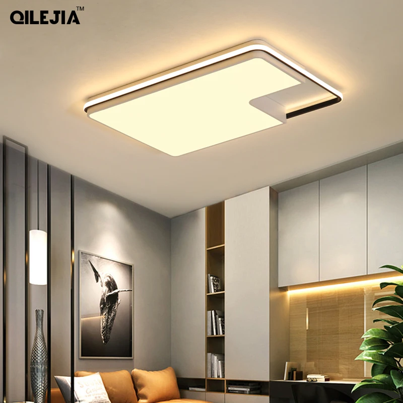 

Ultra-thin Surface Mounted Modern Led Ceiling Lights lamparas de techo Rectangle Crystal Square Ceiling lamp fixtures