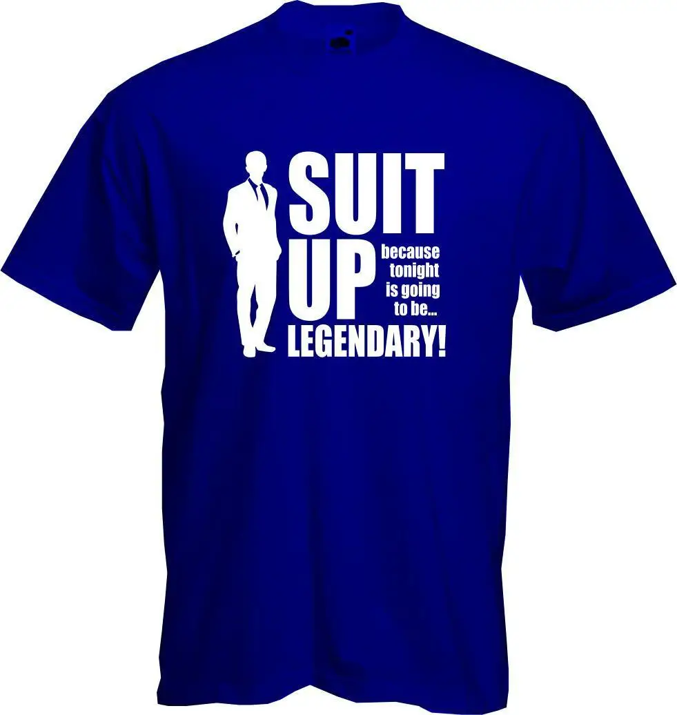 SUIT UP How I Met Your Mother HIMYM Barney Stinson качество новинка футболка новые футболки Забавные