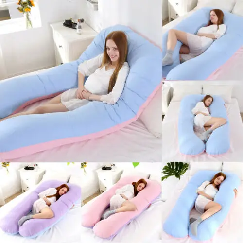 

U-Shaped Full Body Pregnancy Pillow Maternity Support for Side Sleeping Cushion*